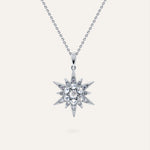 Silver pendant with Cubic Zirconia