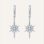 Silver earrings with Cubic Zirconia