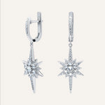 Silver earrings with Cubic Zirconia