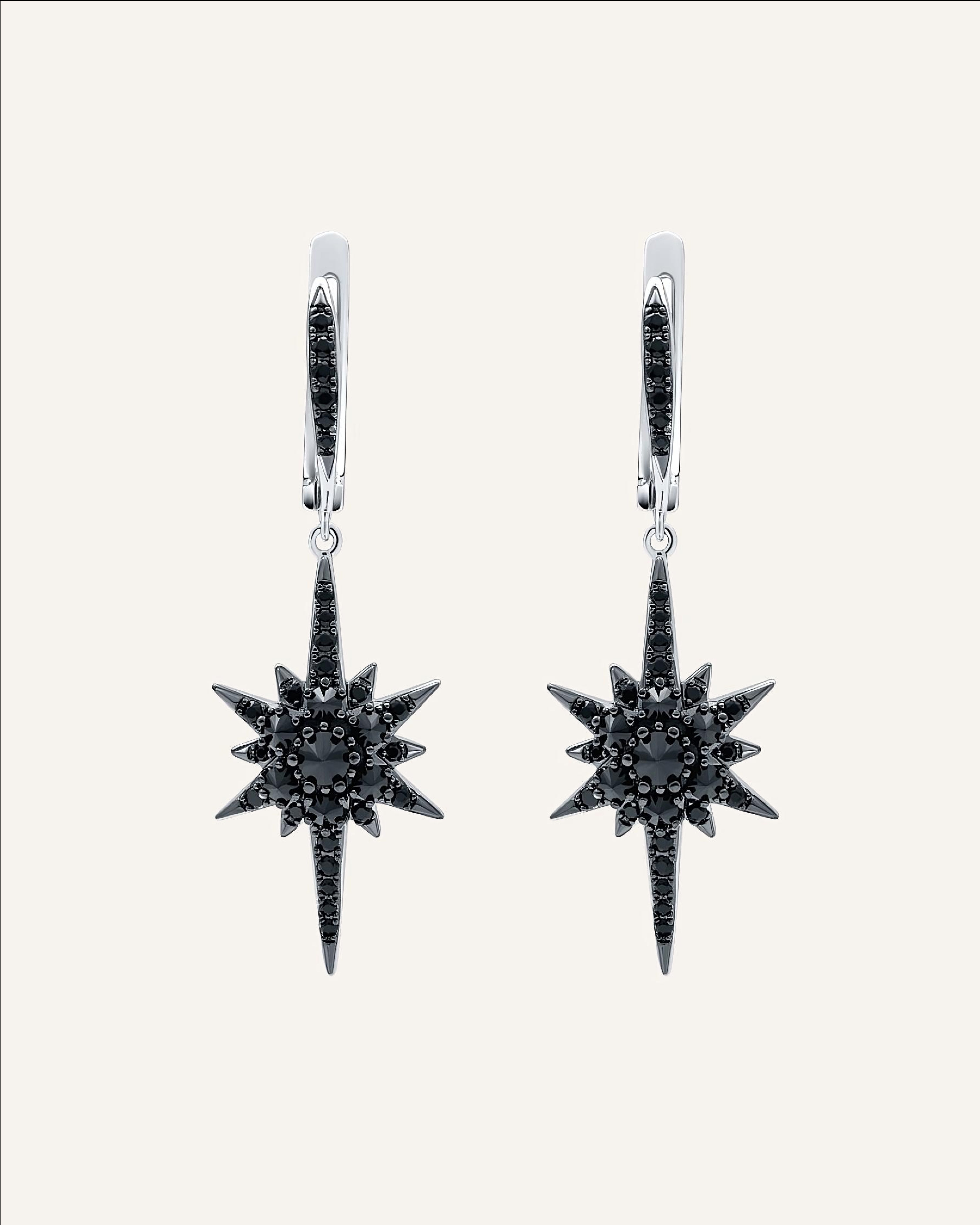 Silver earrings with Cubic Zirconia