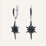 Silver earrings with Cubic Zirconia