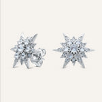 Silver earrings with Cubic Zirconia