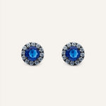 Silver earrings with Cubic Zirconia