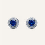 Silver earrings with Cubic Zirconia