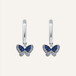 Silver earrings with Cubic Zirconia