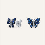 Silver earrings with Cubic Zirconia