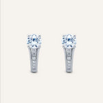 Silver earrings with Cubic Zirconia