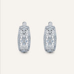 Silver earrings with Cubic Zirconia