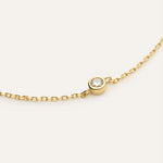 14KT Gold Plated bracelet with Cubic Zirconia