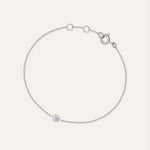 Silver bracelet with Cubic Zirconia