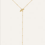 14KT Gold Plated necklace with Cubic Zirconia