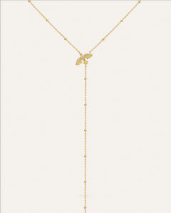 14KT Gold Plated necklace with Cubic Zirconia