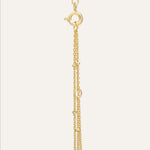 14KT Gold Plated necklace with Cubic Zirconia