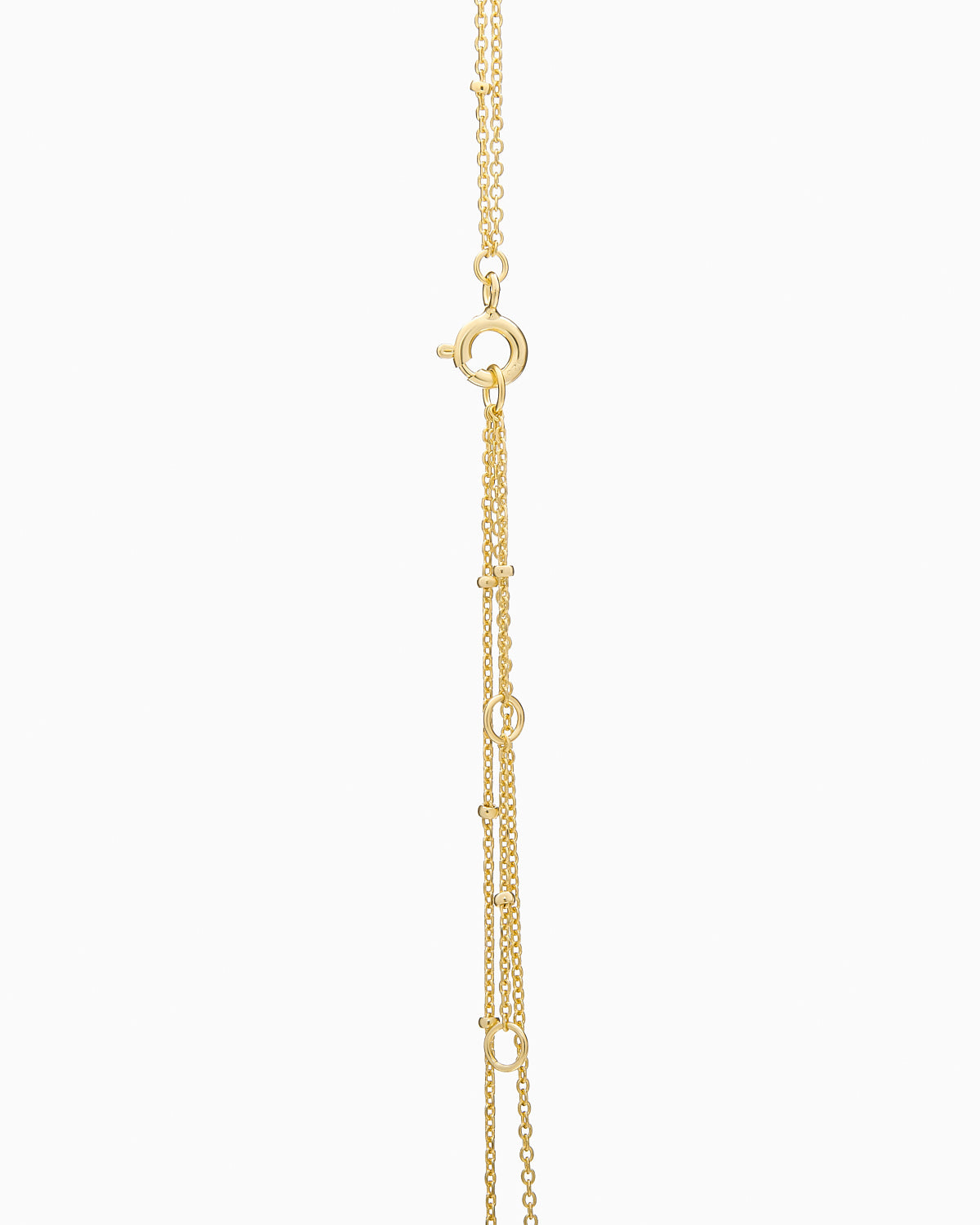 14KT Gold Plated necklace with Cubic Zirconia