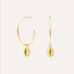 14KT Gold Plated earrings with Cubic Zirconia