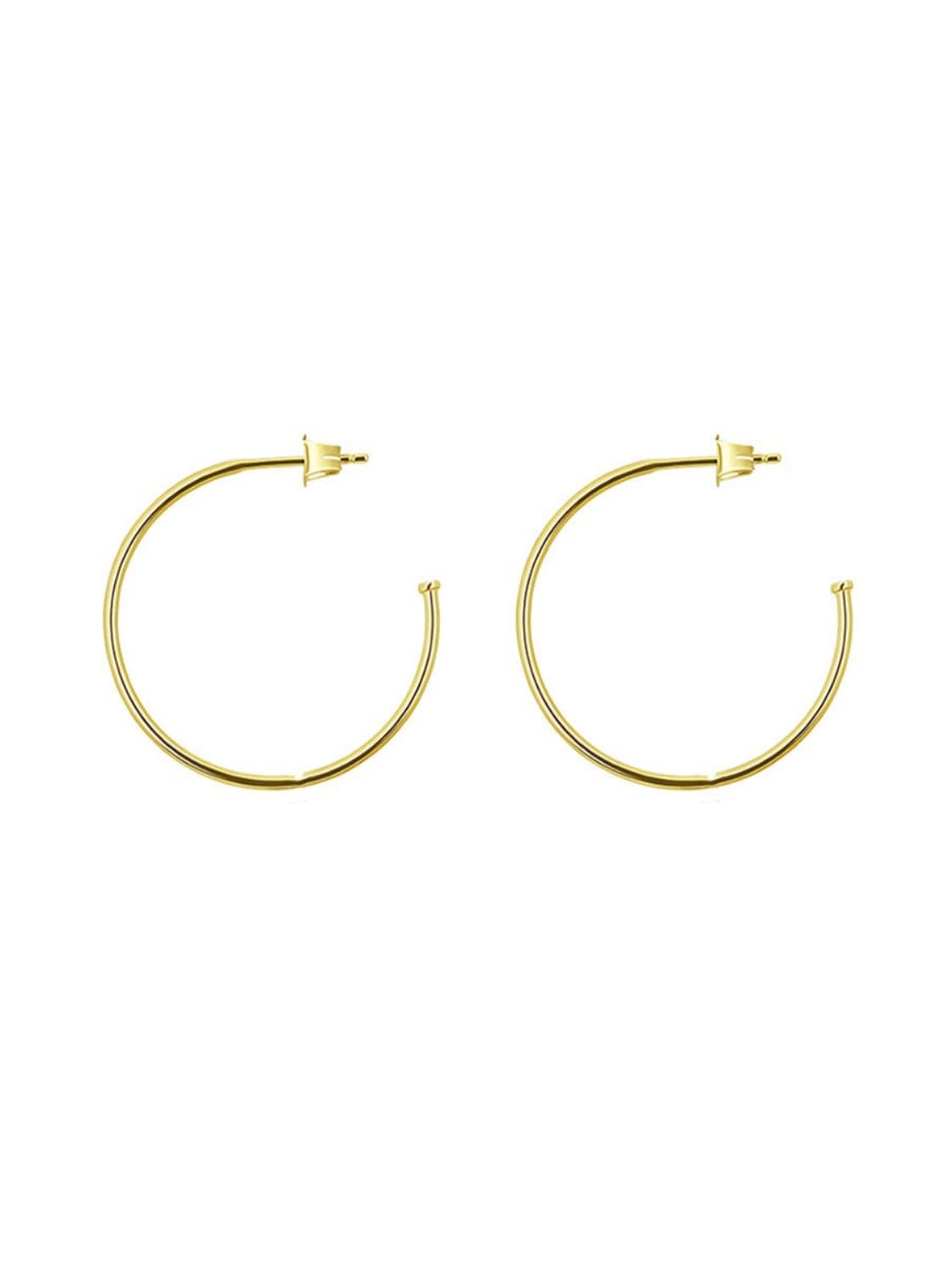 14KT Gold Plated earrings with Cubic Zirconia