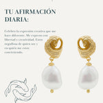 14KT Gold Plated earrings with Natural Pearl