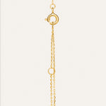 14KT Gold Plated necklace with Cubic Zirconia