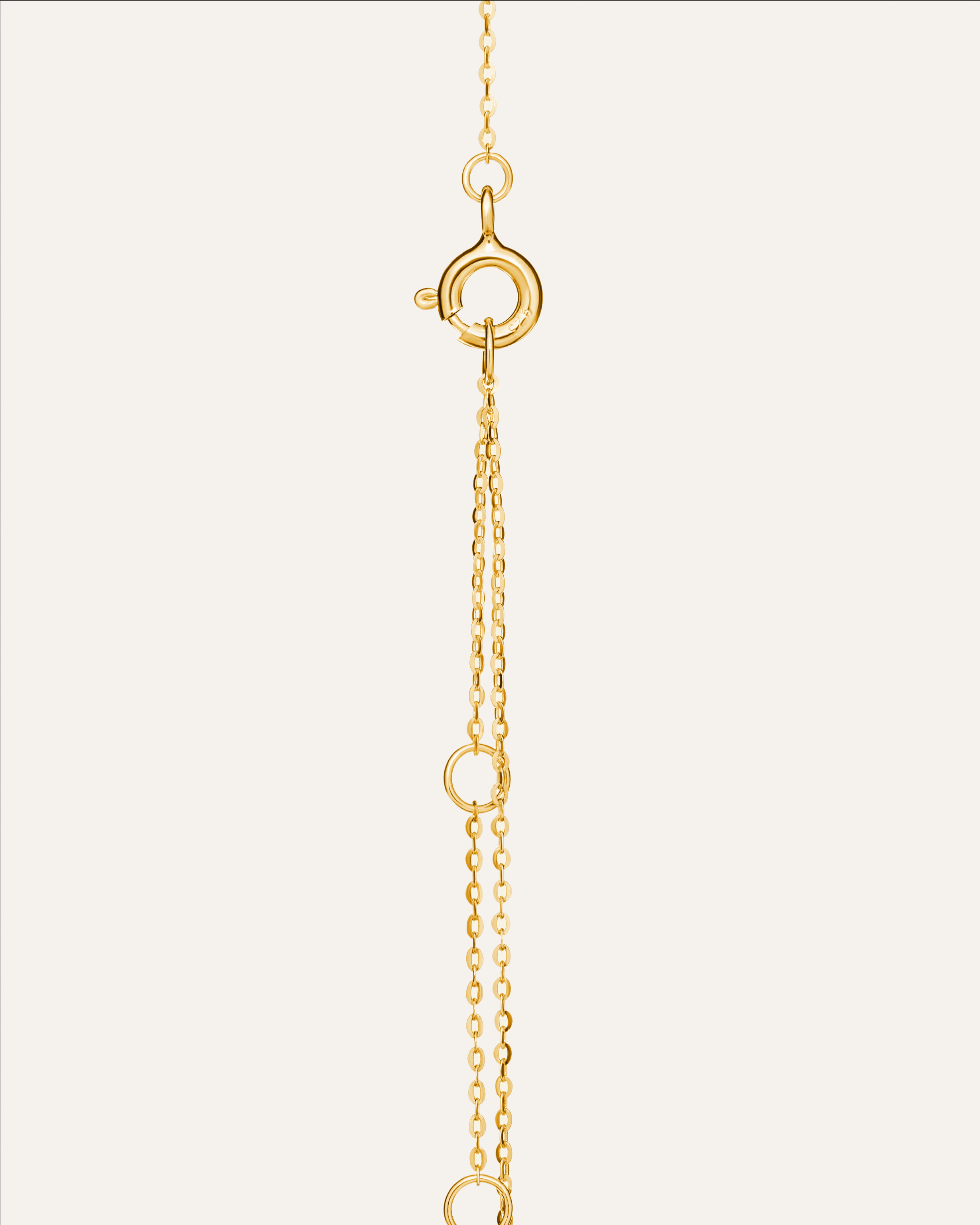 14KT Gold Plated necklace with Cubic Zirconia