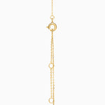 14KT Gold Plated necklace with Cubic Zirconia