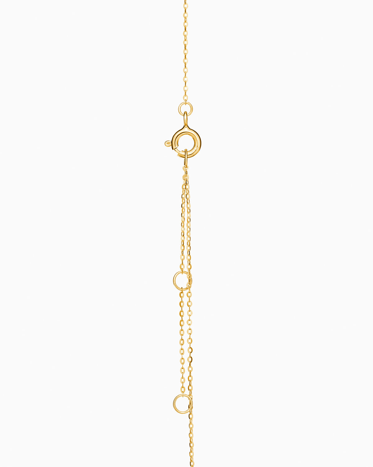 14KT Gold Plated necklace with Cubic Zirconia