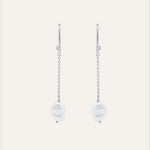 Silver earrings with Cubic Zirconia