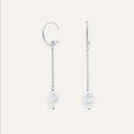 Silver earrings with Cubic Zirconia