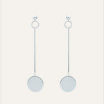 Silver earrings