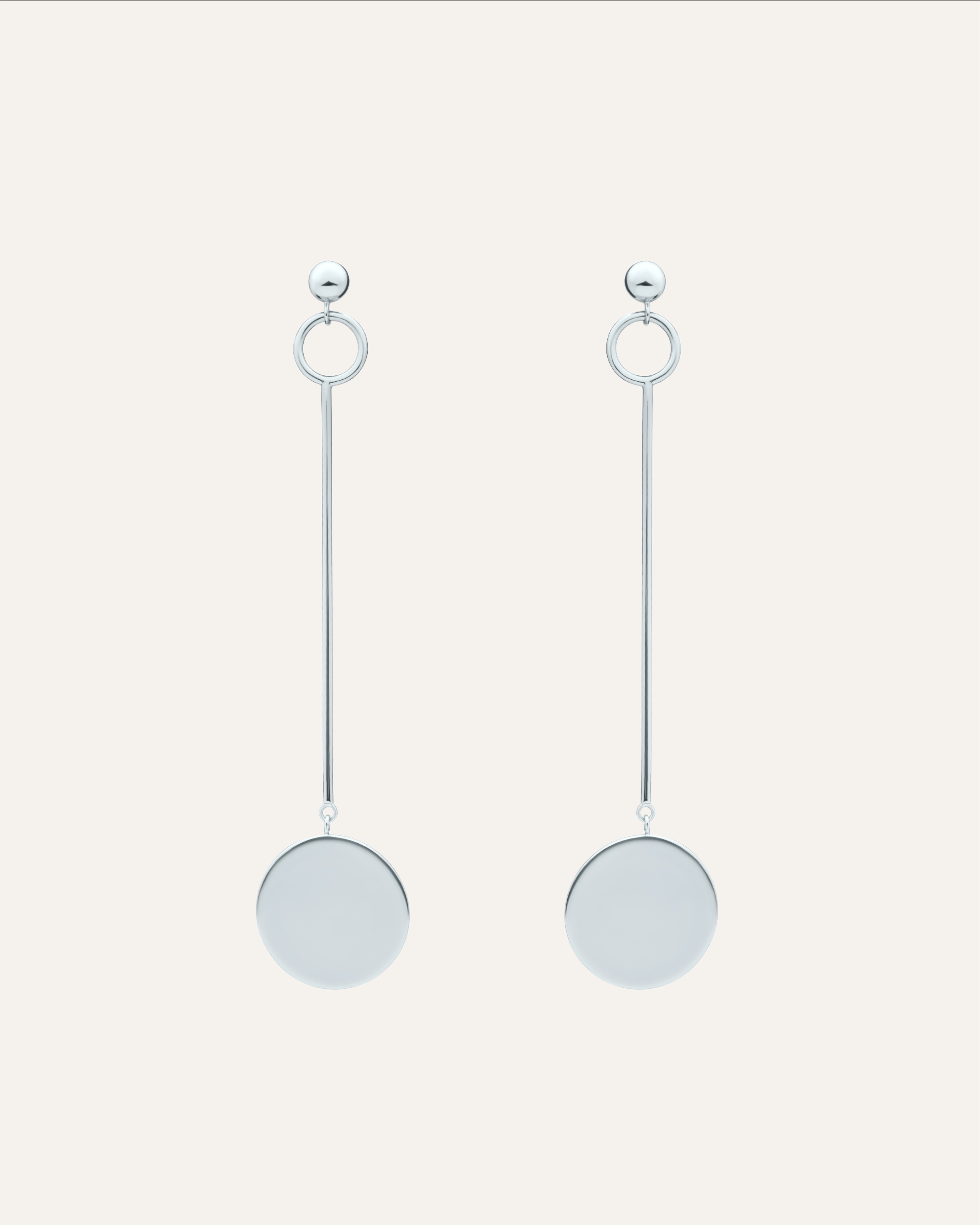 Silver earrings