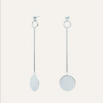 Silver earrings