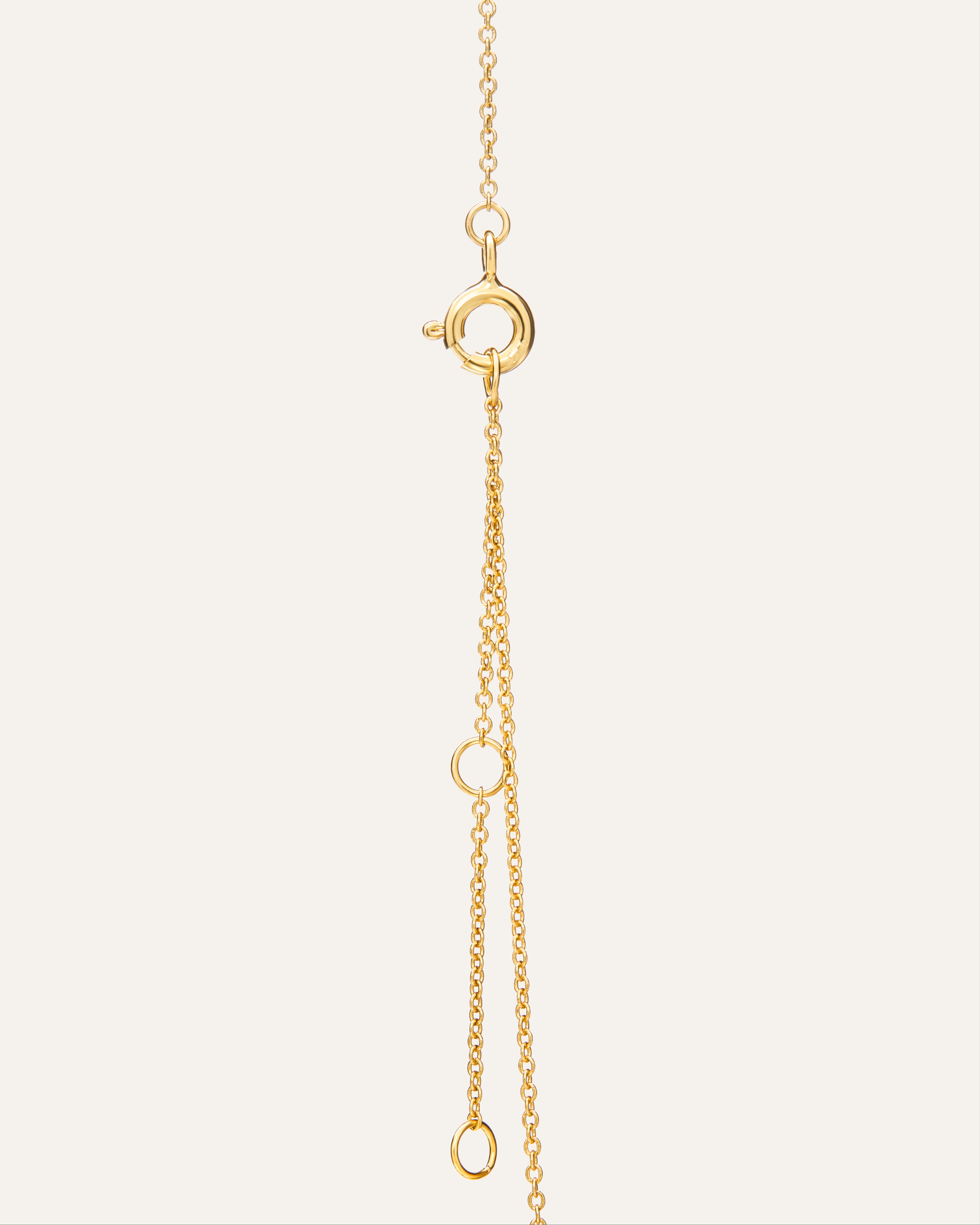 14KT Gold Plated necklace with Cubic Zirconia