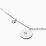 Silver necklace with Cubic Zirconia