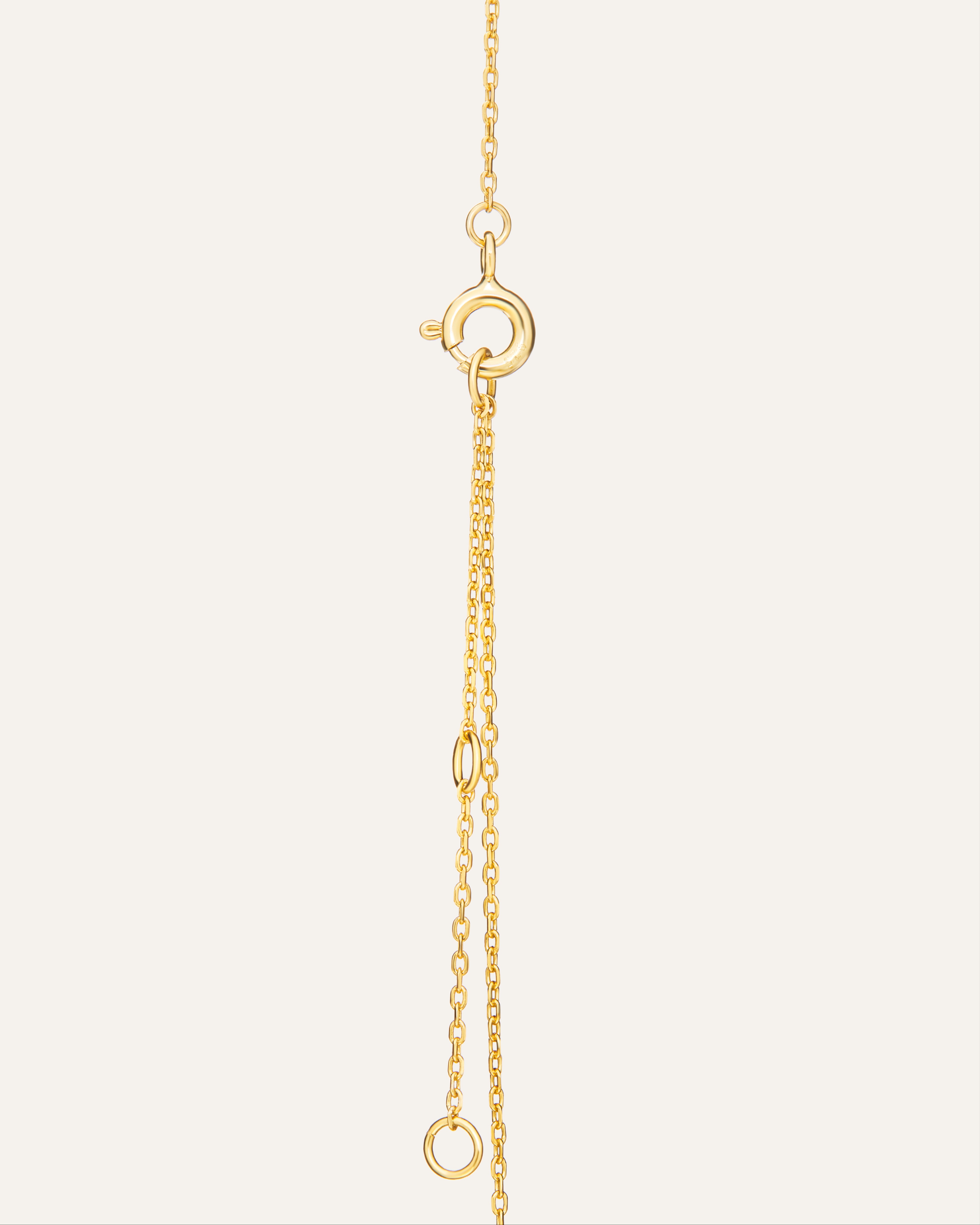 14KT Gold Plated necklace with Cubic Zirconia