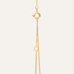 14KT Gold Plated necklace with Cubic Zirconia