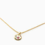 14KT Gold Plated necklace with Cubic Zirconia