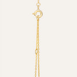 14KT Gold Plated necklace with Cubic Zirconia