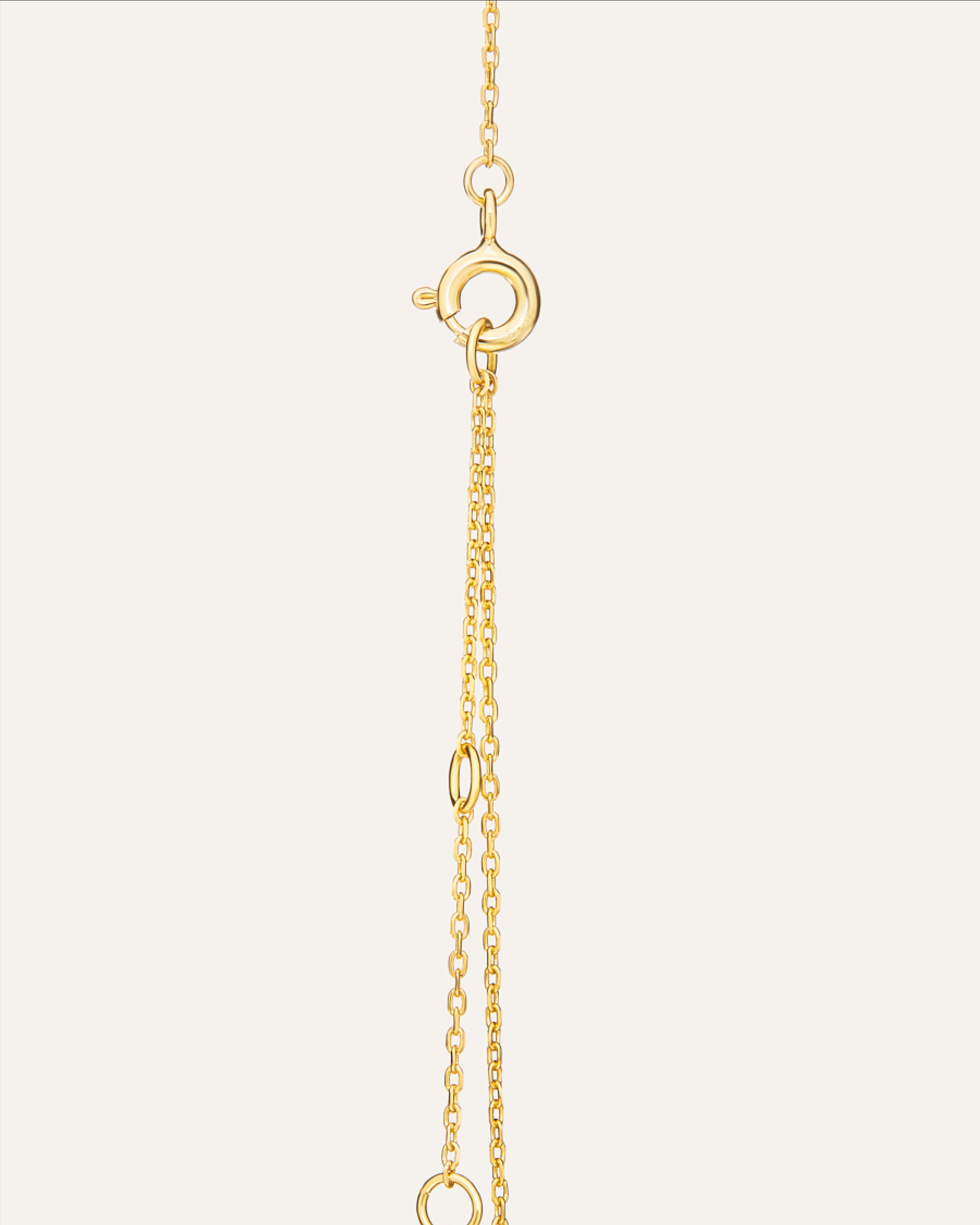 14KT Gold Plated necklace with Cubic Zirconia