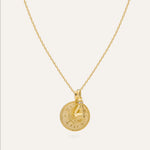 14KT Gold Plated necklace with Cubic Zirconia