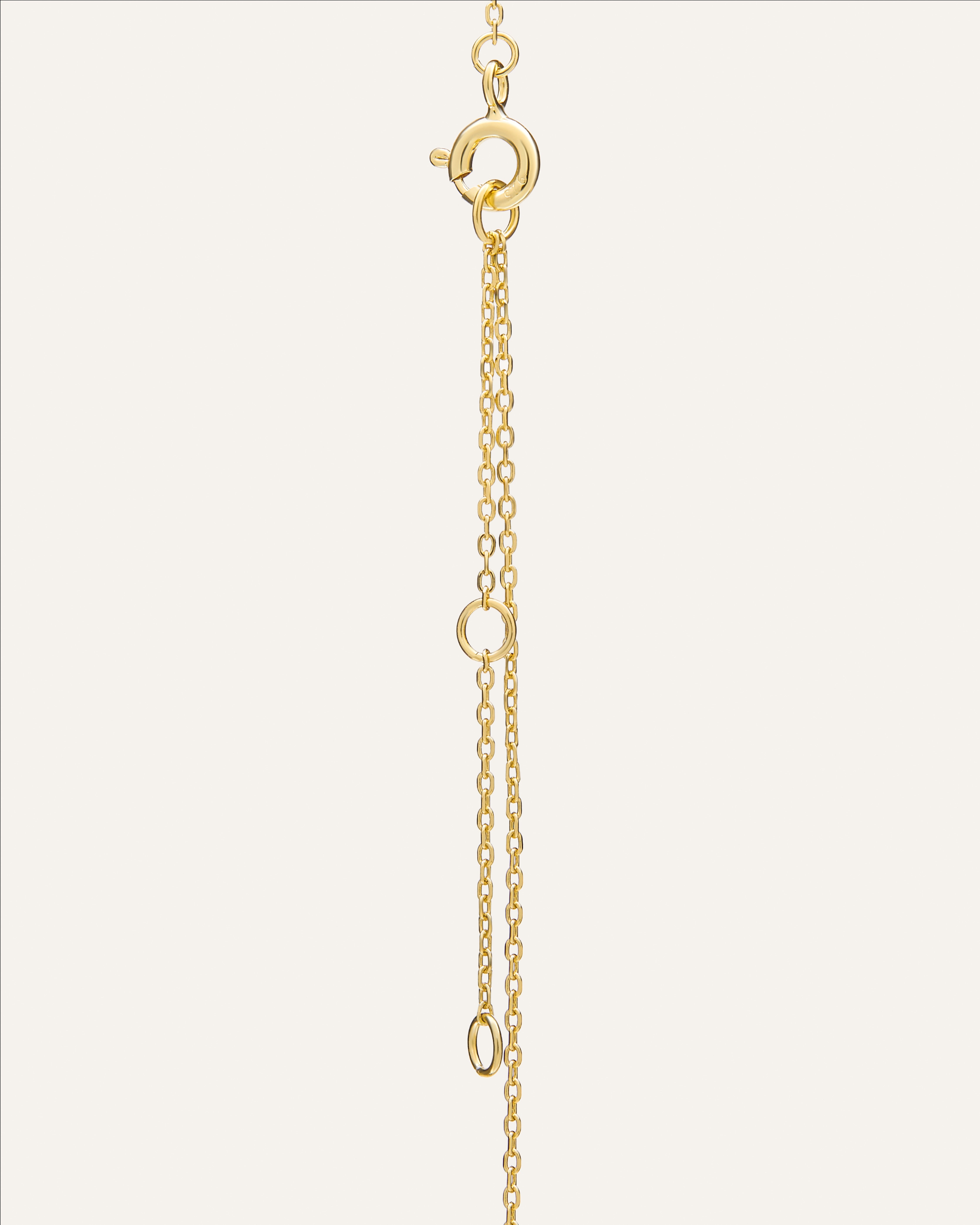 14KT Gold Plated necklace with Cubic Zirconia