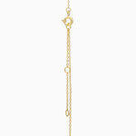 14KT Gold Plated necklace with Cubic Zirconia