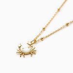 14KT Gold Plated necklace with Mother of Pearl