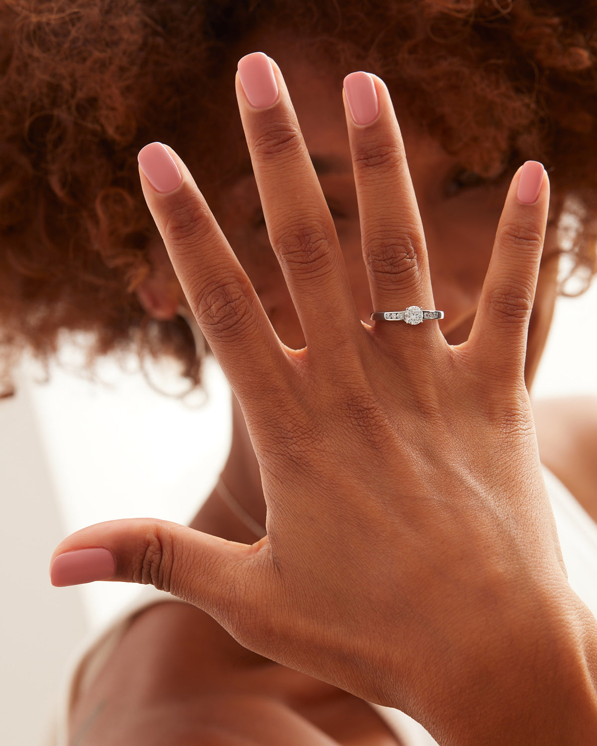 Silver ring with Cubic Zirconia