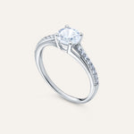 Silver ring with Cubic Zirconia