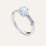 Silver ring with Cubic Zirconia