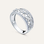 Silver ring with Cubic Zirconia