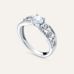 Silver ring with Cubic Zirconia