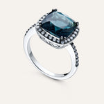 Silver ring with Cubic Zirconia