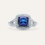 Silver ring with Cubic Zirconia