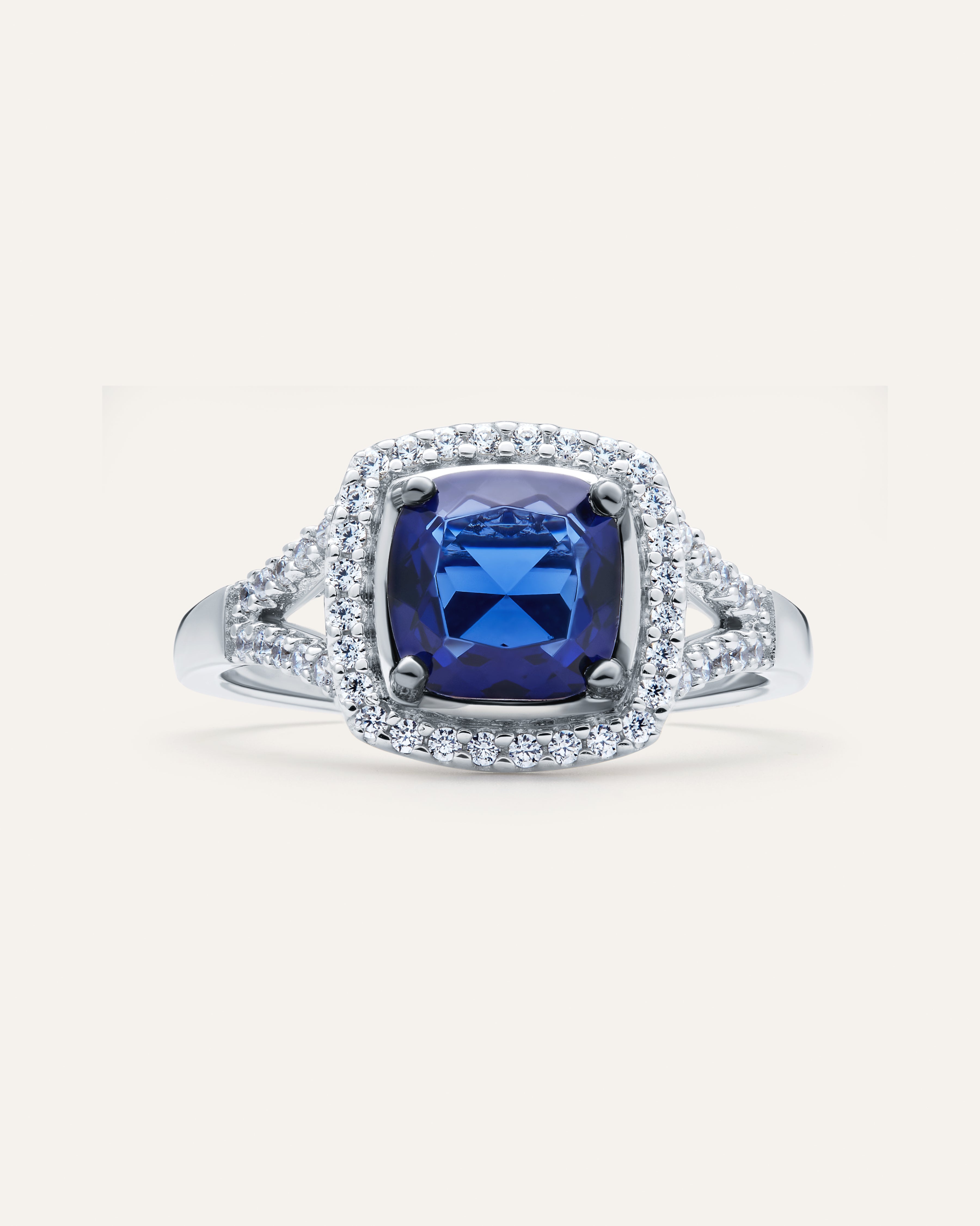 Silver ring with Cubic Zirconia