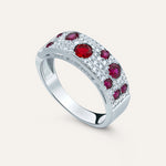 Silver ring with Cubic Zirconia